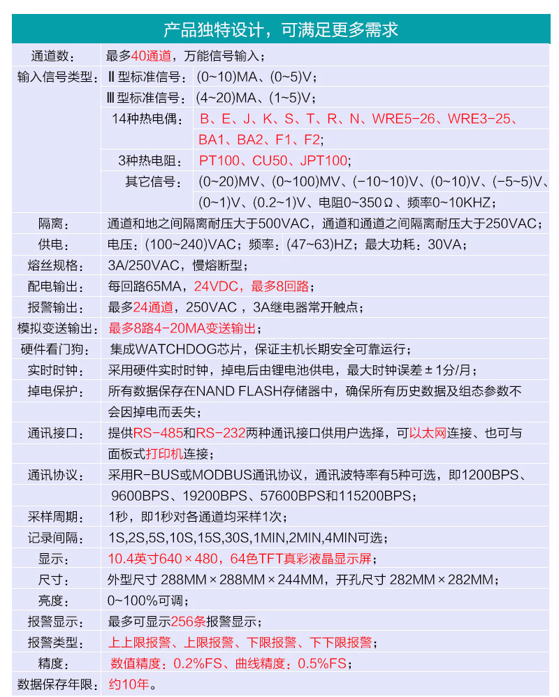 MIK-R8000D 詳細(xì)參數(shù)