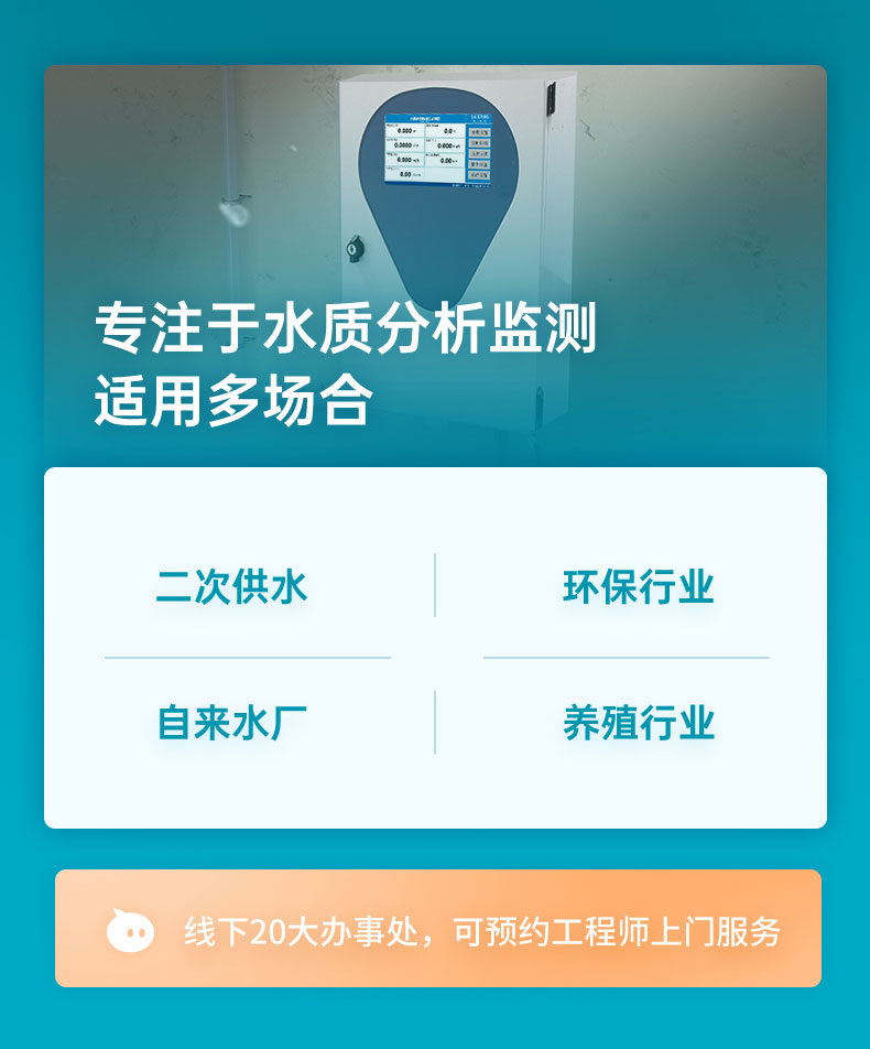 米科NH3N 型氨氮水質(zhì)在線分析儀應(yīng)用場(chǎng)合
